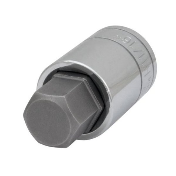 Performance Tool 1/2 In Dr. Hex Bit Socket 11/16 In, W32884 W32884